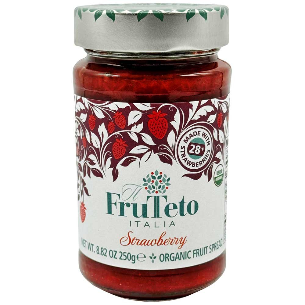 Organic Strawberry 100% Fruit Spread FruTeto Italia 250g