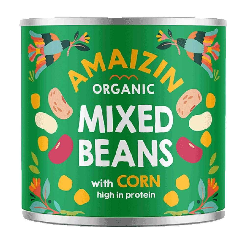 Organic Mixed Beans with corn - small Amaizin 200g