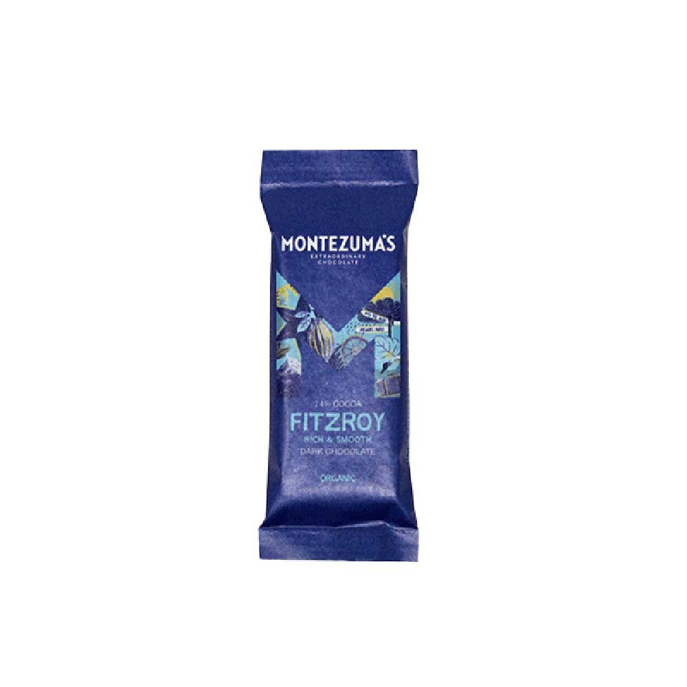 Organic FitzRoy - Very Dark Chocolate - mini Montezuma 25g