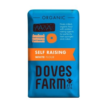 Organic Self Raising White Flour Doves Farm 5x1kg