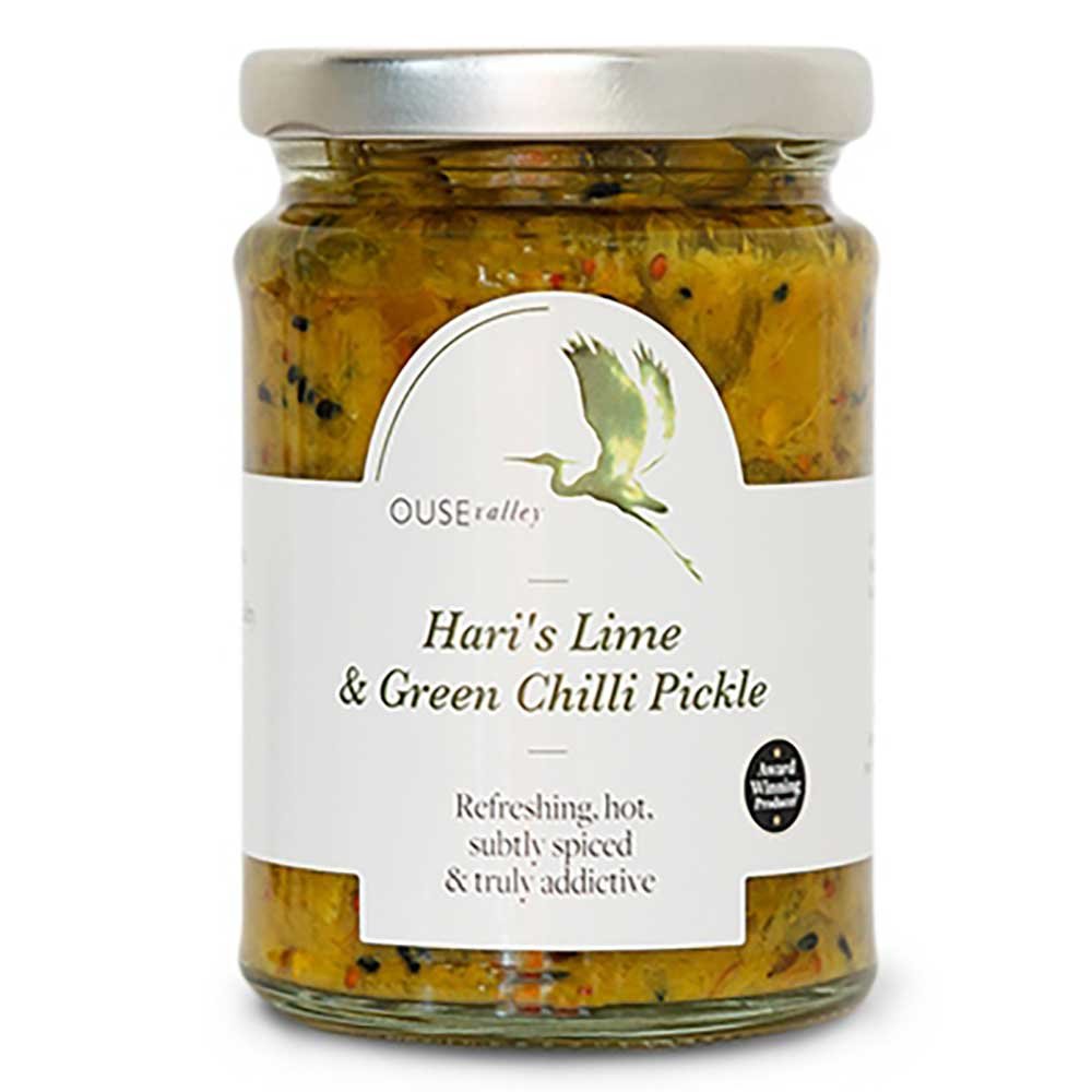 Hari's Lime & Green Chilli Pickle Ouse Valley 190g Hari's Lime & Green Chilli Pickle Ouse Valley 190g