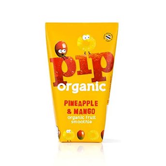 Organic Pineapple & Mango Smoothie Pip 4x180ml Organic Pineapple & Mango Smoothie Pip 4x180ml