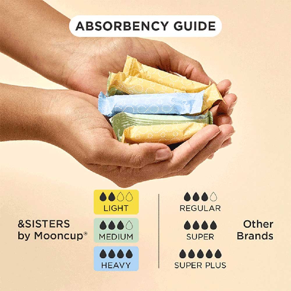 Organic Naked Tampons - Heavy &Sisters 14