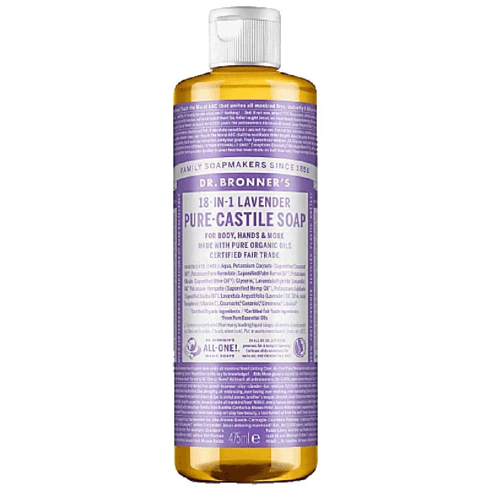 Organic Lavender Liquid Soap (1/2 case) Dr. Bronner 473ml Organic Lavender Liquid Soap (1/2 case) Dr. Bronner 473ml