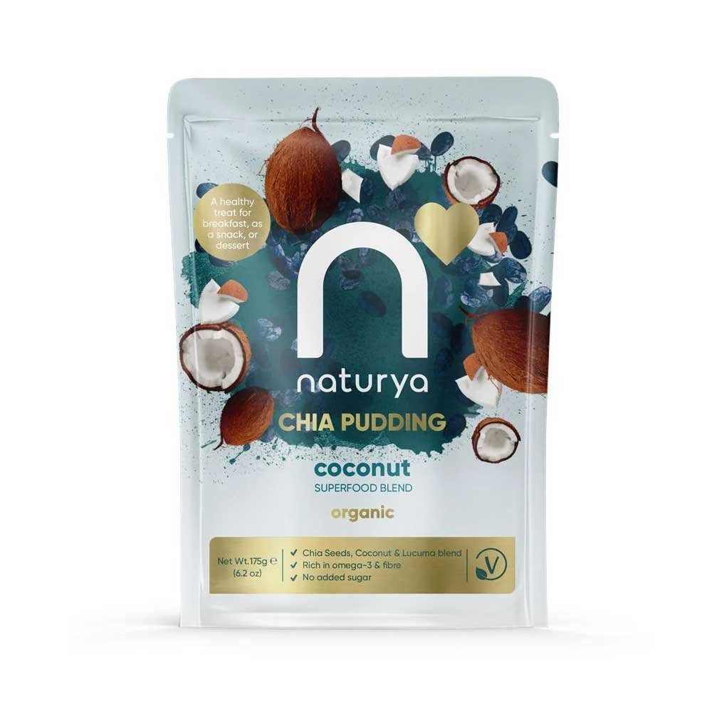 Organic Chia Pudding Coconut Naturya 1x175g Organic Chia Pudding Coconut Naturya 1x175g