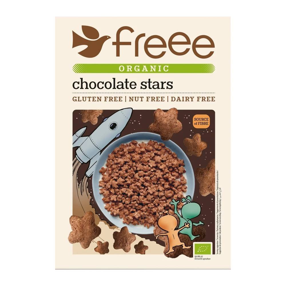 Organic Chocolate Stars Freee from Doves Farm 5x300g