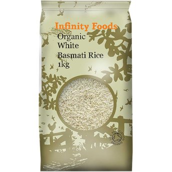 Organic White Basmati Rice - Indian Infinity Foods 1kg