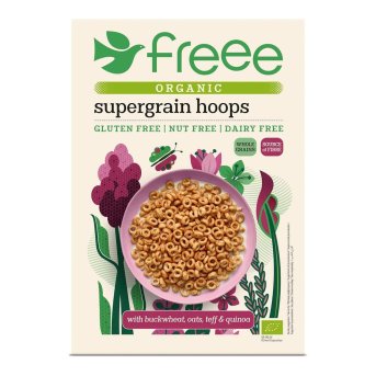 Organic Supergrain Hoops Freee from Doves Farm 5x300g Organic Supergrain Hoops Freee from Doves Farm 5x300g