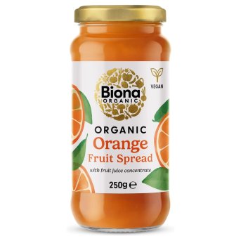 Organic Orange Fruit Spread Biona 6x250g Organic Orange Fruit Spread Biona 6x250g