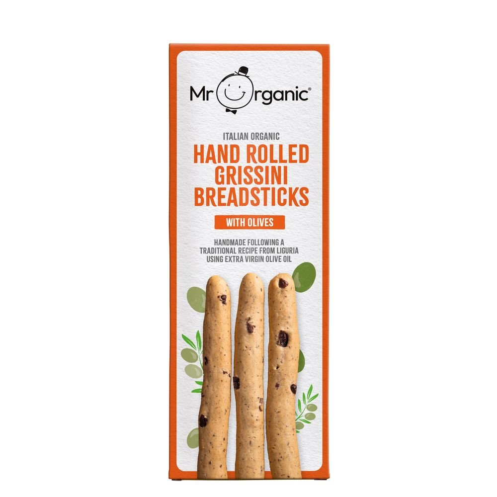 Organic Grissini with Olives Mr Organic 10x130g