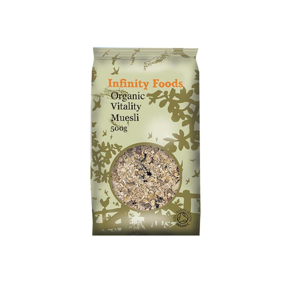 Organic Vitality Muesli Infinity Foods 500g Organic Vitality Muesli Infinity Foods 500g