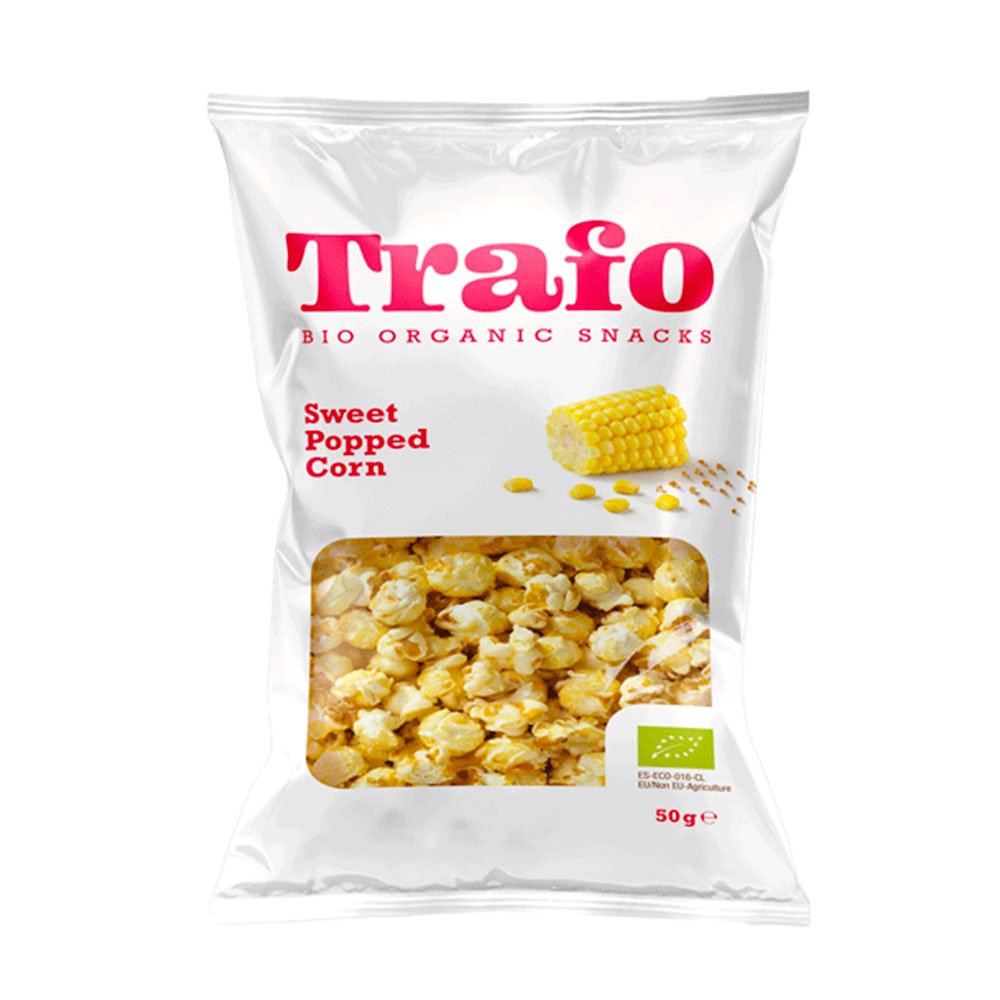 Organic Sweet Popped Corn Trafo 50g Organic Sweet Popped Corn Trafo 50g