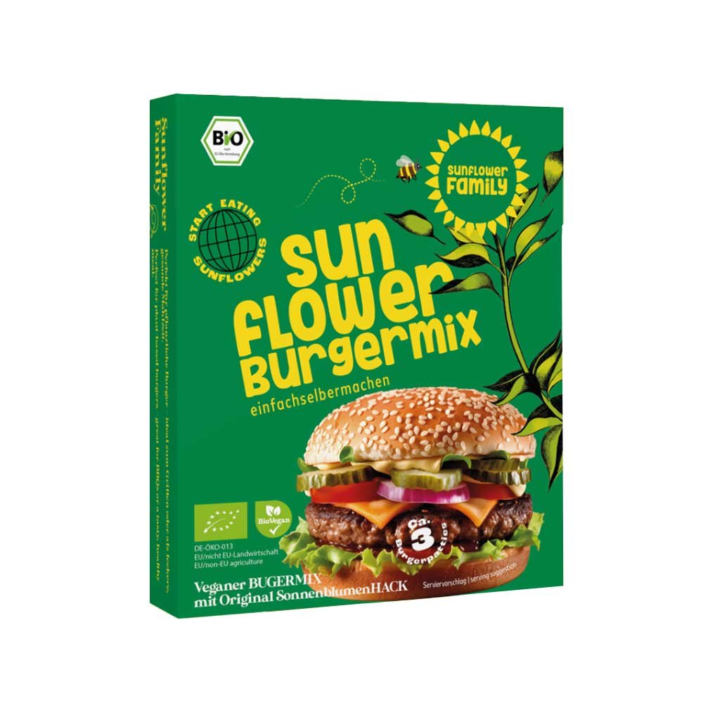 Organic Sunflower Burgermix - new pack size Sunflower Family