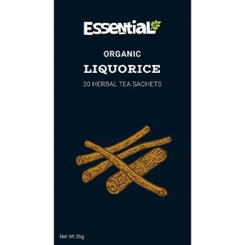 Organic Liquorice Tea Sachets Essential 20bgs