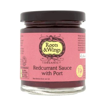 Organic Redcurrant Sauce with Port Roots & Wings 6x200g