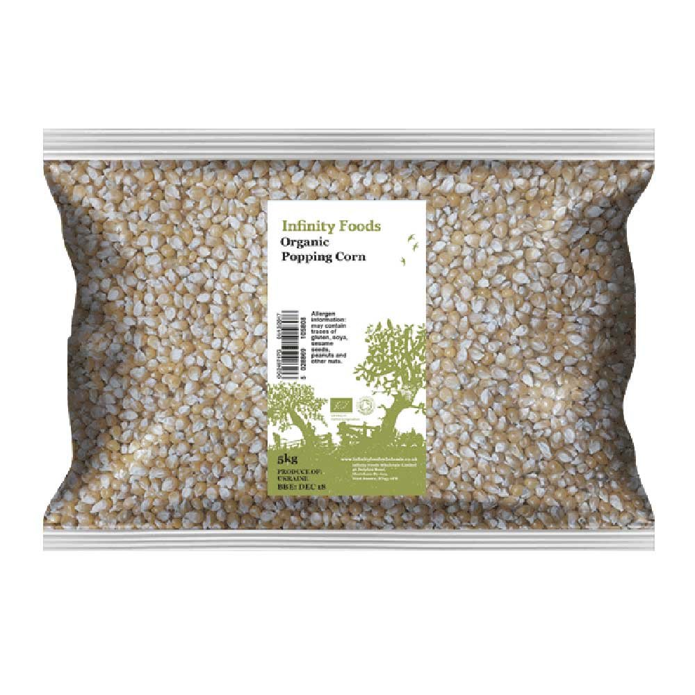 Organic Popping Corn Infinity Foods 5kg