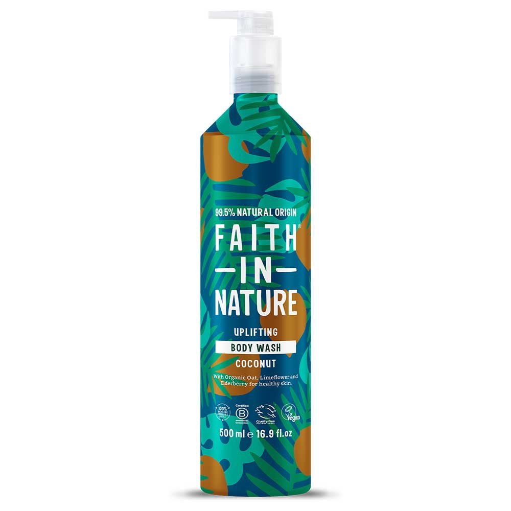 Coconut Body Wash - Aluminium Faith in Nature 500ml