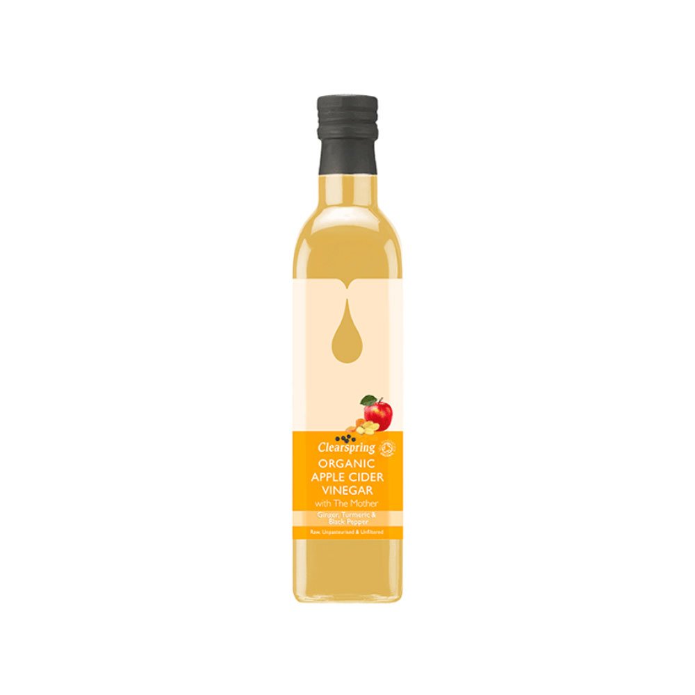 Organic ACV - Ginger, Turmeric Black Pepper + the mother Cle Organic ACV - Ginger, Turmeric Black Pepper + the mother Cle