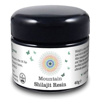 Organic Shilajit Resin Raw Living 1x40g