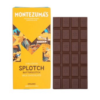 Organic Splotch - Dark Milk Butterscotch Montezuma 12x90g