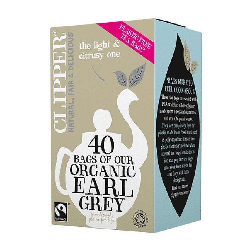 Organic Earl Grey Fairtrade Tea Bags - 40's Organic Earl Grey Fairtrade Tea Bags - 40's