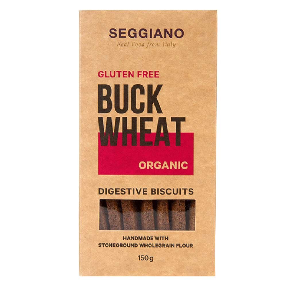 Organic Buckwheat Digestive Biscuits - gluten-free Seggiano Organic Buckwheat Digestive Biscuits - gluten-free Seggiano