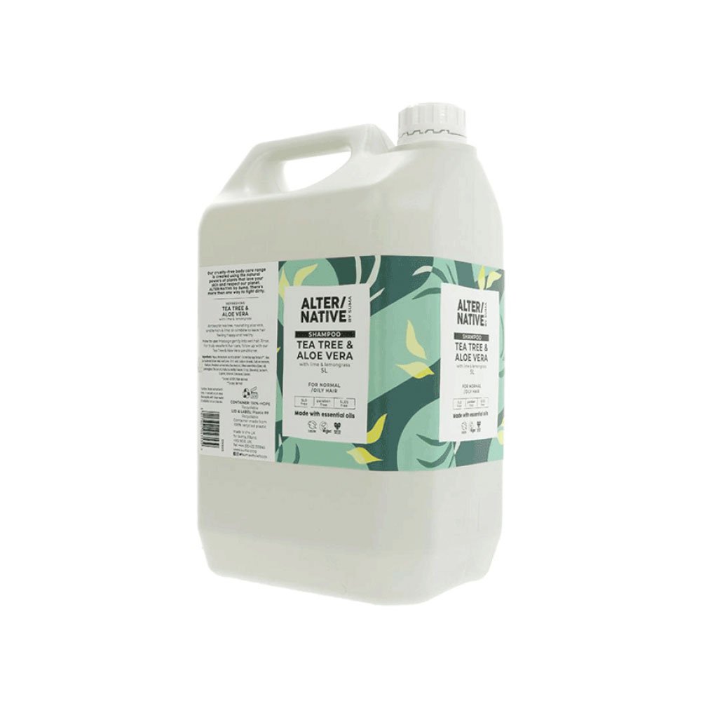 Tea Tree & Aloe Vera Shampoo - normal/oily hair Alter-Native by Suma 5l