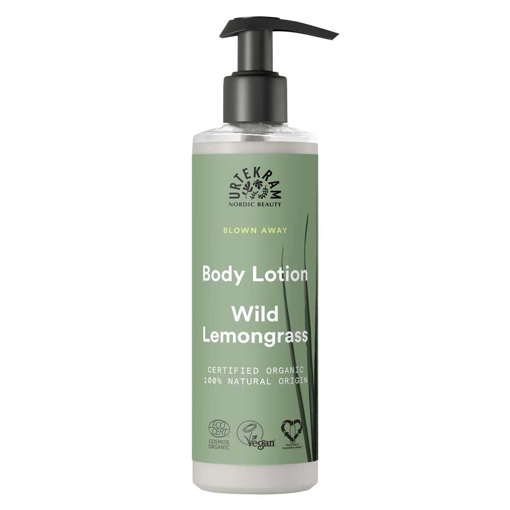Organic Body Lotion - Wild Lemongrass Urtekram 245ml Organic Body Lotion - Wild Lemongrass Urtekram 245ml
