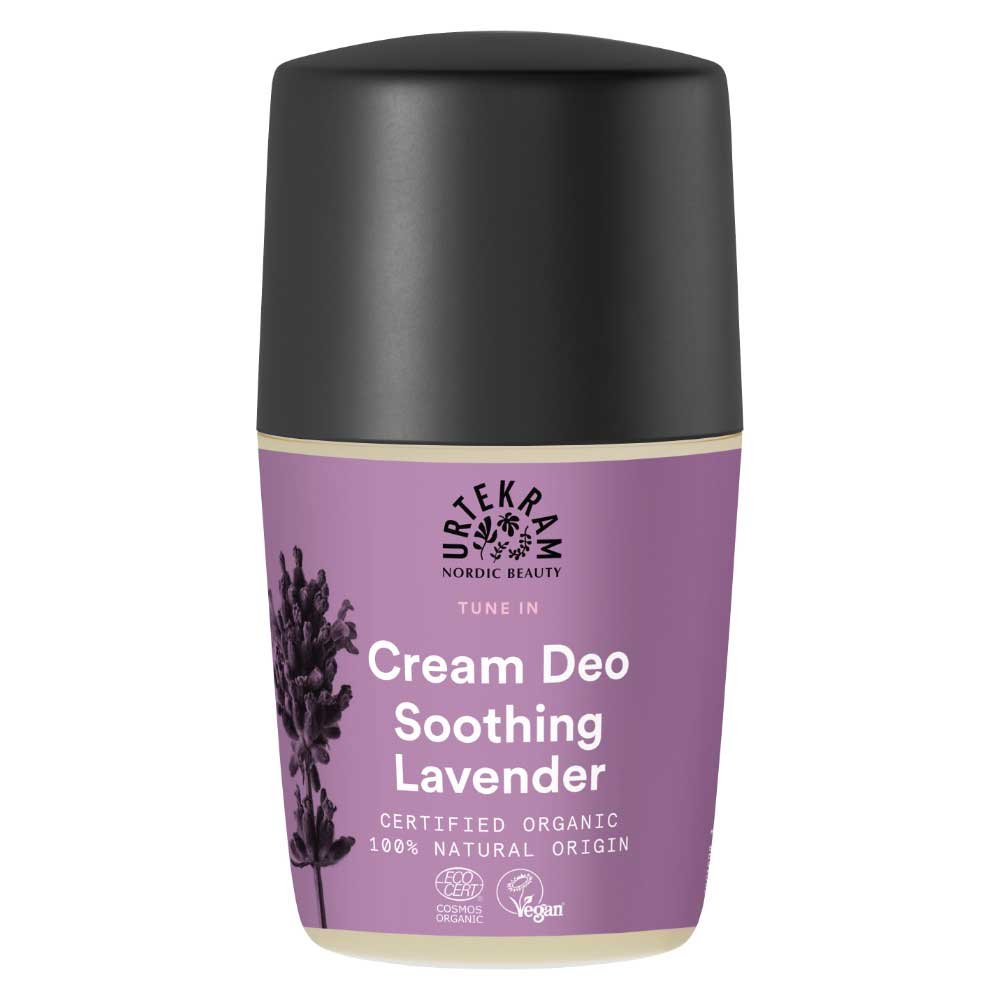 Organic Cream Deodorant - Soothing Lavender - roll-on Urtekr Organic Cream Deodorant - Soothing Lavender - roll-on Urtekr