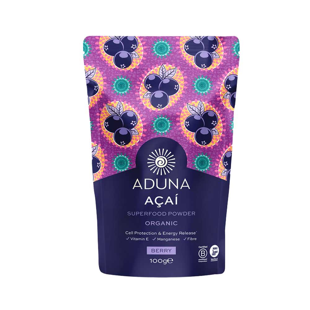 Organic Açaí Powder - pouch - single Aduna 1x100g