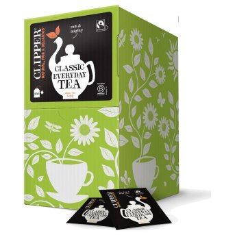 Fairtrade Everyday Tea Bags - food service Clipper 6x100bags Fairtrade Everyday Tea Bags - food service Clipper 6x100bags