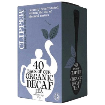Organic Everyday Decaffeinated Tea Bags Clipper 40bgs