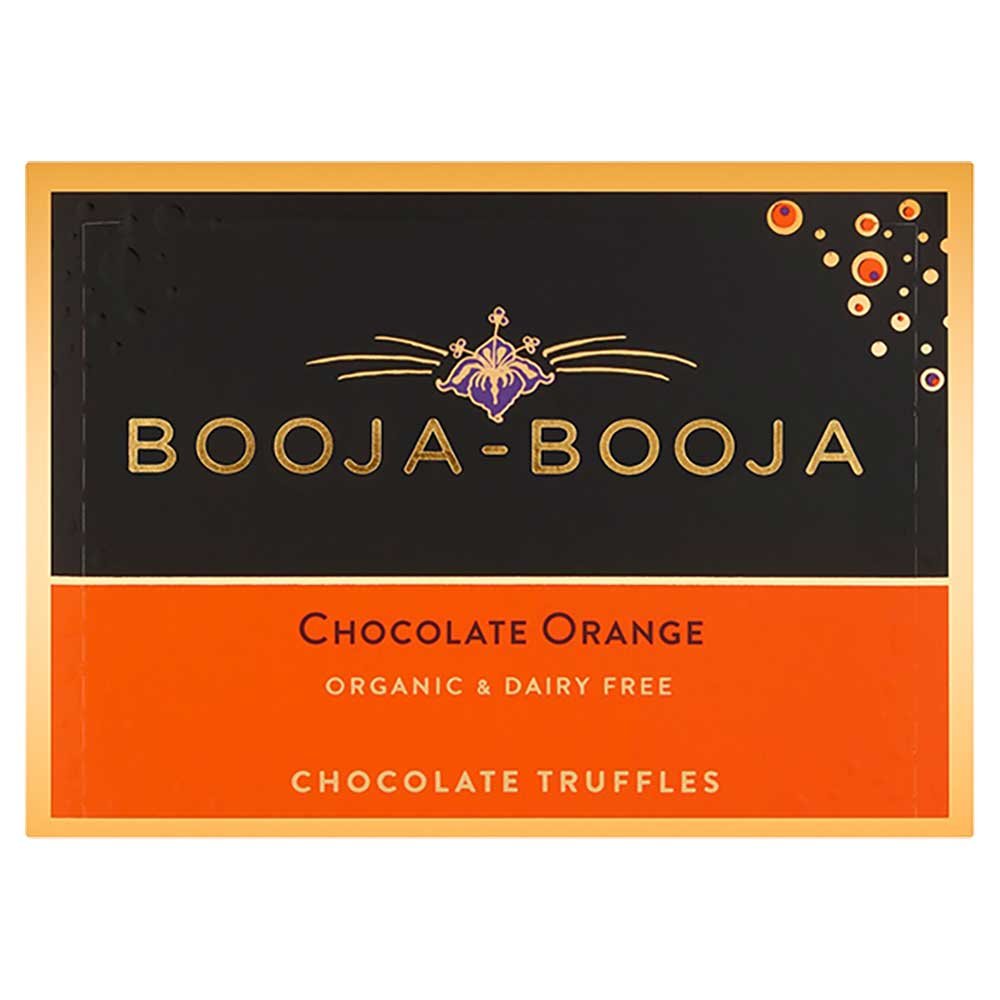Organic Chocolate Orange - 8 Truffles Booja Booja 92g
