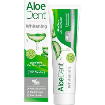 Fluoride Whitening Toothpaste Aloe Dent 6x100ml Fluoride Whitening Toothpaste Aloe Dent 6x100ml