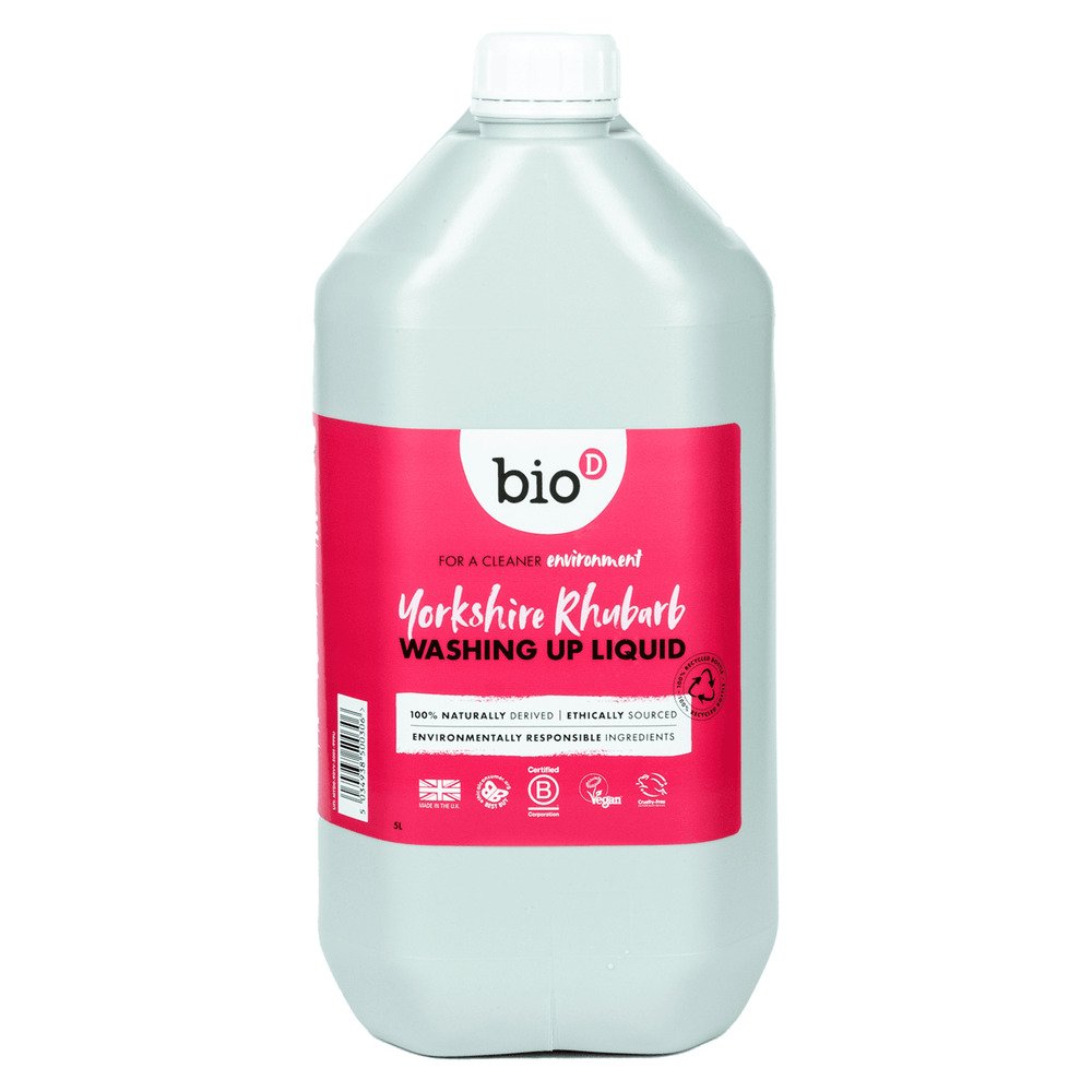Rhubarb Washing Up Liquid Bio-D 1x5l Rhubarb Washing Up Liquid Bio-D 1x5l