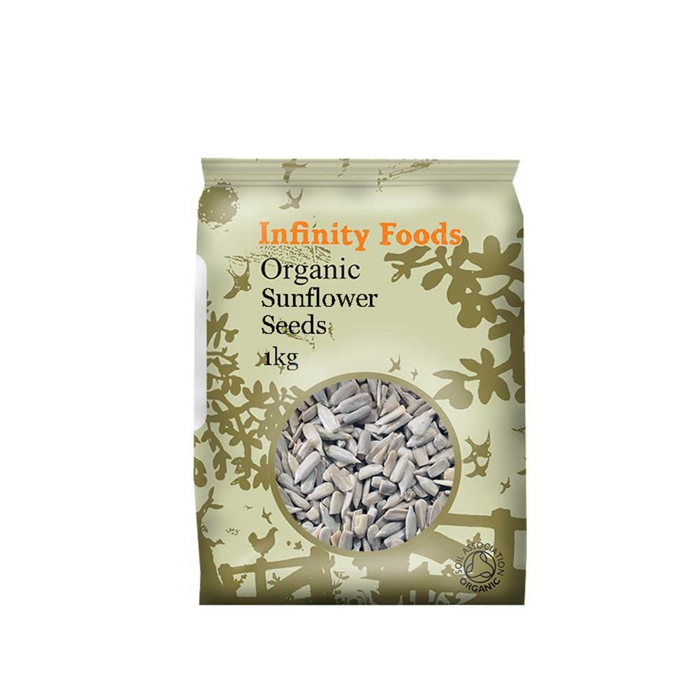 Organic Sunflower Seed - kernels Infinity Foods 1kg