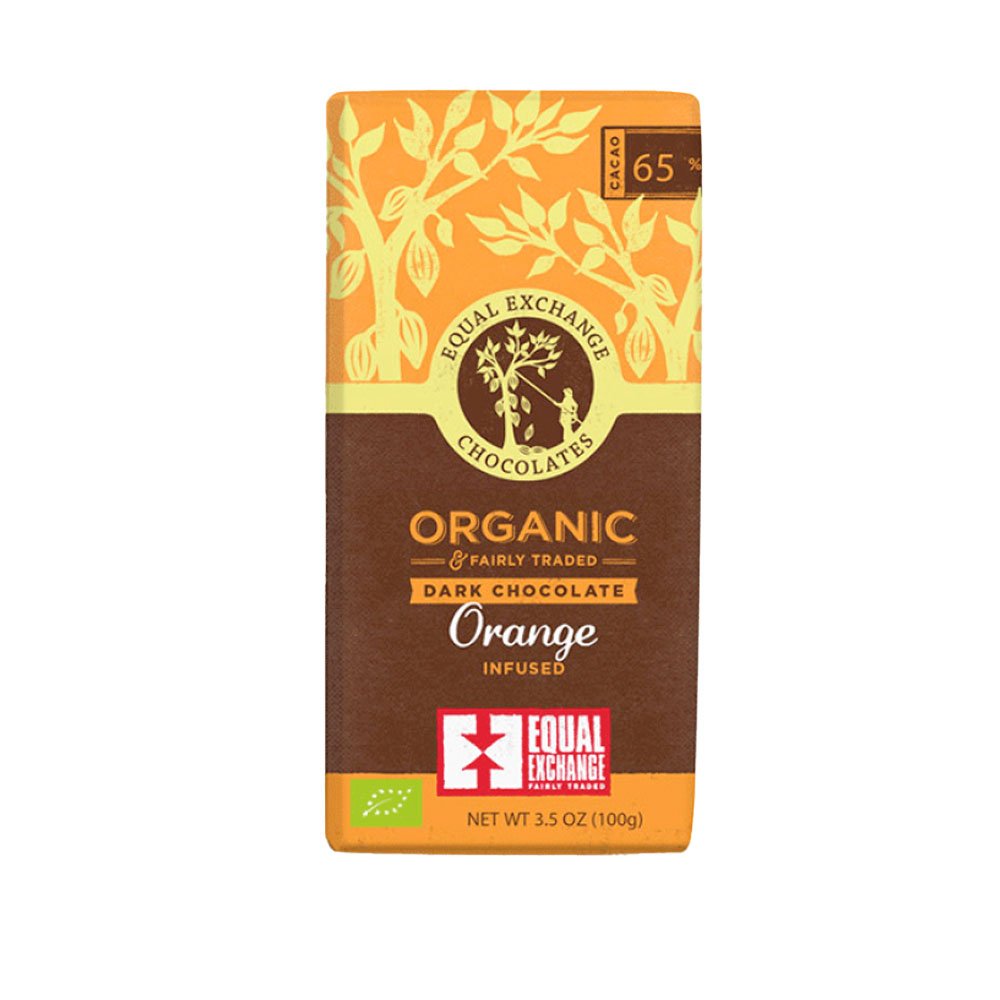 Organic Orange Dark Chocolate 65% Equal Exchange 100g Organic Orange Dark Chocolate 65% Equal Exchange 100g