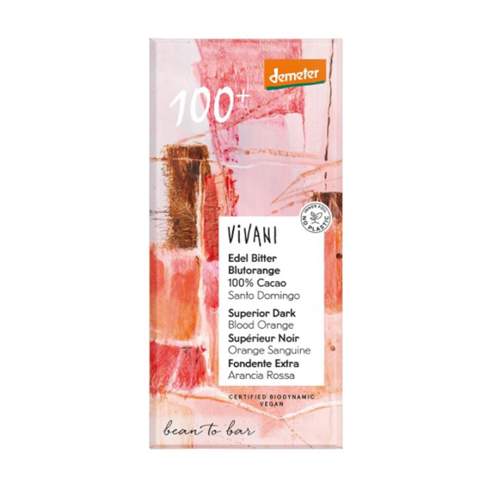 100% Cocoa Blood Orange Vivani 10x90g 100% Cocoa Blood Orange Vivani 10x90g