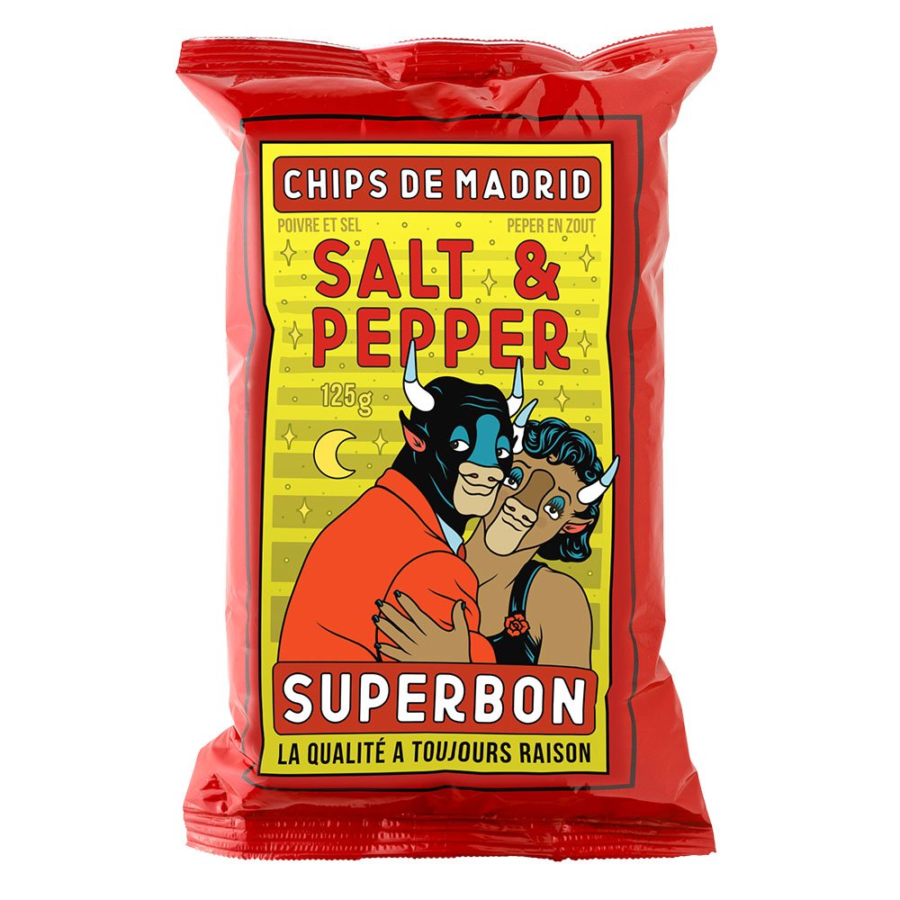 Chips de Madrid - Salt & Pepper Superbon 14x135g Chips de Madrid - Salt & Pepper Superbon 14x135g