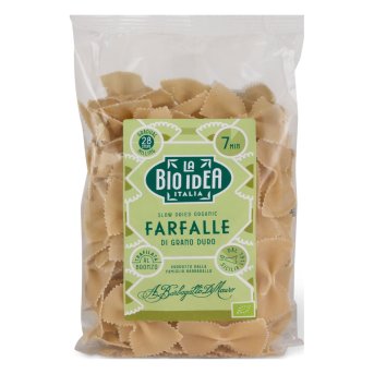 Organic White Farfalle (bows) La Bio-Idea 6x275g Organic White Farfalle (bows) La Bio-Idea 6x275g