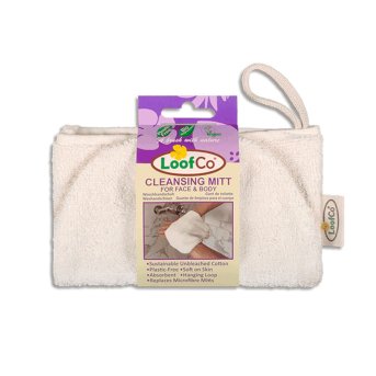 Cleansing Mitt made from cotton LoofCo 1pack Cleansing Mitt made from cotton LoofCo 1pack