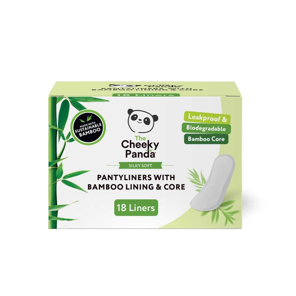 Panty Liners 155mm - 18 liners Cheeky Panda 18pack