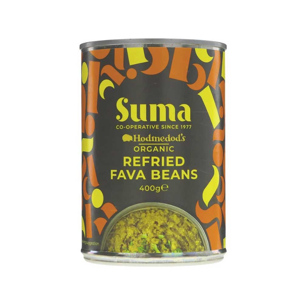 Organic Refried Fava Beans Suma 12x400g Organic Refried Fava Beans Suma 12x400g