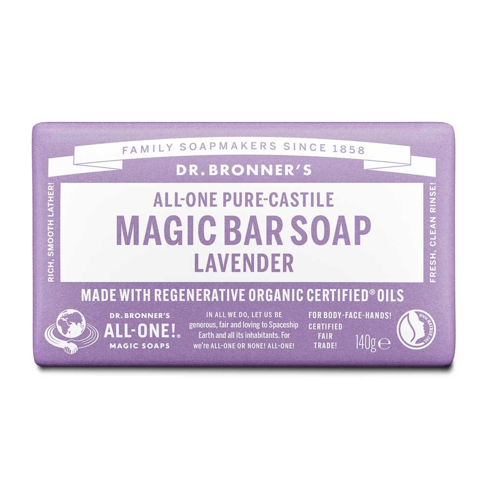 Organic Lavender Soap Bar Dr. Bronner 12x140g