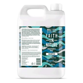 Bulk Fragrance Free Shampoo Faith in Nature 5l Bulk Fragrance Free Shampoo Faith in Nature 5l