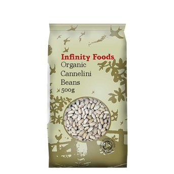 Organic Cannellini Beans Infinity Foods 500g