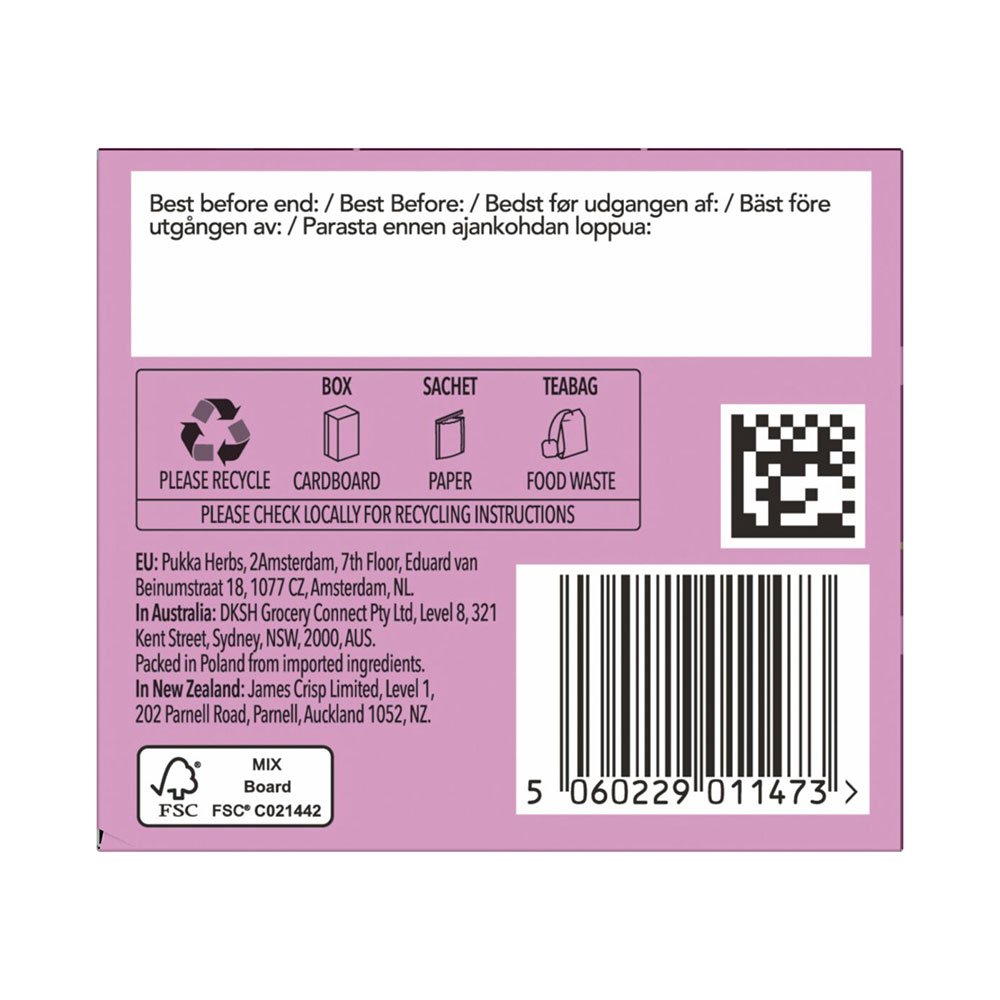 Organic Elderberry & Echinacea Pukka 20bgs