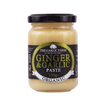 Organic Garlic and Ginger Paste The Garlic Farm 6x150g Organic Garlic and Ginger Paste The Garlic Farm 6x150g