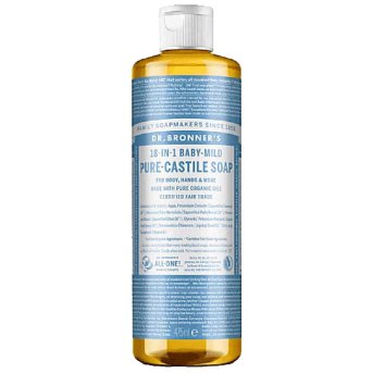 Organic Baby Mild Liquid Unscented Soap (1/2 case) Dr. Bronn Organic Baby Mild Liquid Unscented Soap (1/2 case) Dr. Bronn