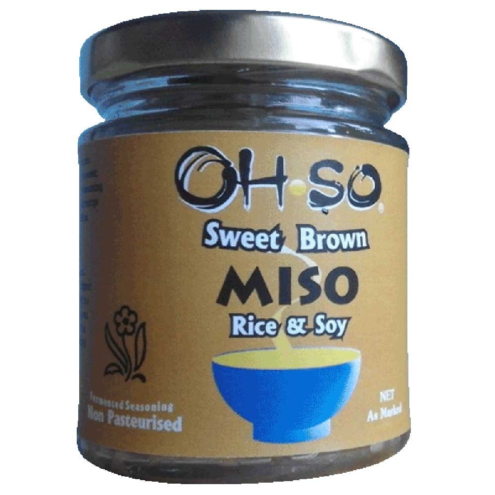 Sweet Brown Miso - rice & soy OHSOMISO 240g